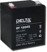 Аккумуляторная батарея 12-4,5 (12В, 4,5Ач) Delta DT 12045