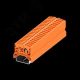 Клемма TB 1-1 на DIN-35, фронт.подключение, сечение 2,5 мм. кв., оранжевая