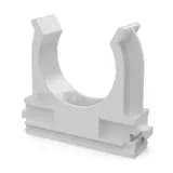 Крепеж-клипса для труб АБС-пластик в п/э d32 мм (25шт/500шт уп/кор) Промрукав