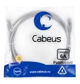 Патч-корд Cabeus PC-UTP-RJ45-Cat.6a-2m-LSZH (U/UTP, CAT.6A, LSZH, 2 м, серый) (7896c)