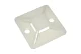 Площадка самокл. 20х20 под хомуты бел. (уп.20шт) IEK UHP30-20-020