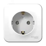 BLANCA розетка наружная с заземлением без шторок изол.пл., 16А, 250В, белый Systeme Electric