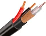 Кабель Видеонаблюдения КВК-П 2х0,75 Cu М наружный ЧЕРНЫЙ МЕДНЫЙ (продажа кратно 5 м) Госнип