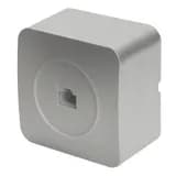 Розетка RJ45 открытой установки 1местная STEKKER серия София серебро MST002003 49324