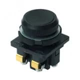 Выключатель кнопочный КЕ-181 У2 исп.4, черный, 1з, цилиндр, IP54, 10А, 660В