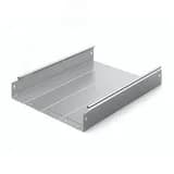 Металлический лоток неперфорированный 400х80х3000, толщина 1,0 мм, Сендзимир цинк