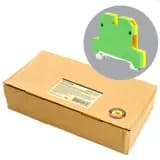 LD551425 ЗНИ Зажим наборный изолированный винтовой 25 мм2 JXB 25 желтыйзеленый 49486