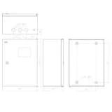 Корпус металлический ЩУ 3-1-0 76 У1 395x310x155 IP54 NO_SIMPLE_STM_SHU-3/1-0 ЭРА Б0046704