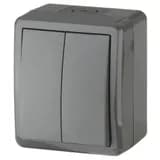 Выключатель 2-кл. ОП Эра Эксперт 10А IP54 11-1404-03 250В 10AX сер. Эра Б0020676