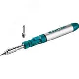 Газовый паяльник SolderPro 70A, набор 3-в-1, 30-70 Вт, горелка, фен, 1300°С ЗУБР