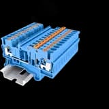 Клемма TP 1-1 с ножевым размыкателем, Push-in, сечение 2,5 мм. кв., синяя