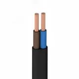 Шнур ШВВП 2х0.5 черный ТРТС