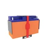 Полка для аккумуляторной батареи емкостью 7 или 9 А·ч. Амадон КАБ-1207-9-1