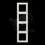 Рамка 4 поста слоновая кость JUNG