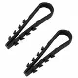 Дюбель-хомут (нейлон) 11-18, черный (100 шт)