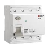 Выключатель дифференциального тока ВД-100N 4P 100А 30мА тип AC эл-мех 6кА PROXIMA