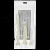 Набор хомутов 2,5х100, 2,5х150, 2,5х200 бел. (75шт/упак)