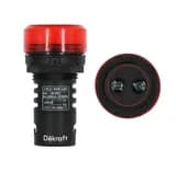 Лампа коммутационная ADDS ЛК-22 d22мм 220В красн. LED DEKraft 25003DEK