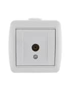 Розетка телевизионная оконечная TV ОП Nata бел. LEZARD 710-0200-130