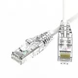 Патч-корд неэкранированный SLIM CAT6 U/UTP 4х2, 28 AWG, LSZH, белый, 3м DKC