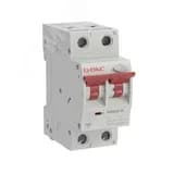 Выключатель автоматический дифференциального тока двухполюсный MDR63N, 40A, 30мА, тип A, C, 6кА, электронный, серии YON MAX