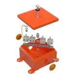 Коробка металлическая огнестойкая 70-0360-FR6.0-8 Е15-Е120 110х110х65 (12 шт/кор) Промрукав