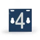 Табличка номера фидера №4 65x60 мм PEM241.4R Энсто-РУС (ОКПП)