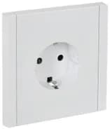 Розетка СП FORTE&PIANO FP213 16А с заземл. защ. шторки безвинт. крепл. бел. IEK FP-R14-16-1-K01