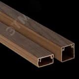 Канал кабельный 25х25 (тём. дерево) -Plast