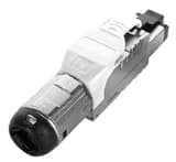 Разъем полевой оконцовки RJ-45 (8P8C) под витую пару Hyperline PLUE-8P8C-S-C6A-SH-WH