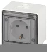 Розетка Эксперт 11-2502-01 2P+E IP55 шторки 16А-250В ОУ бел. Эра Б0063280