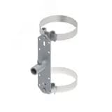 Трубный зажим с хомутом D-200 мм, для крепления (методом натяжения) изоляционной штанги. Материал - горячеоцинкованная сталь/нержавеющая сталь.