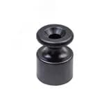 Изолятор для наружного монтажа, пластик, цвет черный (100 шт/уп) Бирони