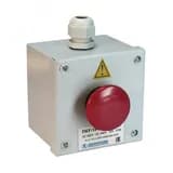 Пост управления ПКУ-15-21.111-54У2 (КЕ141/2(1з+1р) красная, гриб с фиксацией + PG-13,5)
