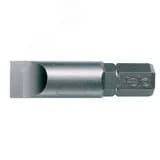 Бита специальная плоская шлицевая серия Industrial SL6,5х1,2 длина 32мм посадка С8 5/16", 10шт