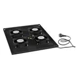 Панель вентиляционная с 4 вентиляторами Cabeus TRAY-80-BK