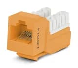 Вставка Keystone Jack RJ-45(8P8C) Hyperline KJNE-8P8C-C6-90-OR