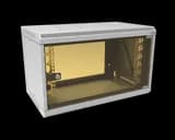 Шкаф телекоммуникационный настенный разборный МИКсистем 19" Lite 6U 600*350  дверь стекло