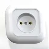 Розетка 1-м СП Валентина РС10-153 10А IP20 бел. Кунцево 7651