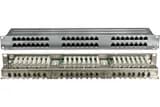 Патч-панель высокой плотности 19", 1U, на 48 портов RJ-45 Hyperline PPHD-19-48-8P8C-C5E-SH-110D