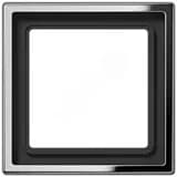 Рамка 1-я для горизонтальной/вертикальной установки  Серия- LS990  Материал- металл  Цвет- полированный хром JUNG