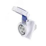 Розетка панельная с наклоном IP67 32А 2P+E 230В