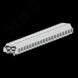 Клемма TB 2-2 с бок. подключ. с защелк. ножками, светло-серая