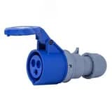 Розетка переносная 2Р+РЕ 32А 220В IP44 РП-103