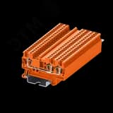 Клемма TC 1-2 пружинная, сечение 1,5 мм. кв., оранжевая