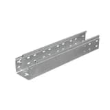 Лоток листовой перфорированный 100х80 L3000 сталь 0.7мм "БЫСТРЫЙ МОНТАЖ ПЛЮС" LPplus80-100-0.7-3000 оцинк. КМ PL0234