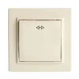 Переключатель перекрестный 1клавишный STEKKER PSW10900902 250В 10А серия Эрна слоновая кость 39926