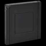 FORTE&PIANO Заглушка с суппортом FP141 черный IEK