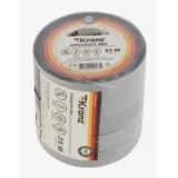 Изолента ПВХ 0.13х15 мм, 25 м, серая (5 шт/уп) KRANZ KR-09-2108