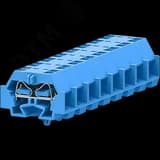 Клемма TB 2-2 с бок. подключ. с защелк. ножками, синяя